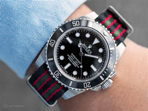 black rolex submariner pvd nato strap|best straps for rolex submariner.